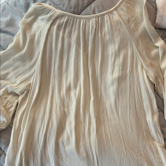 Velvet Women's Cream Blouse EUC an Anthropology line - Picture 5 of 8
